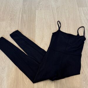Aritzia Wilfred Free Black Strap Jumpsuit